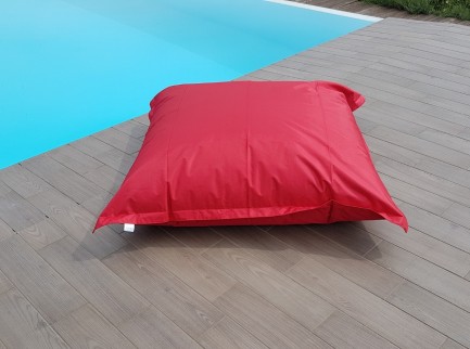 Cuscino gigante da esterno rosso 2