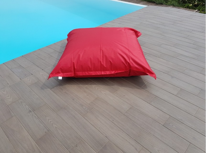 Cuscinone gigante da esterno rosso