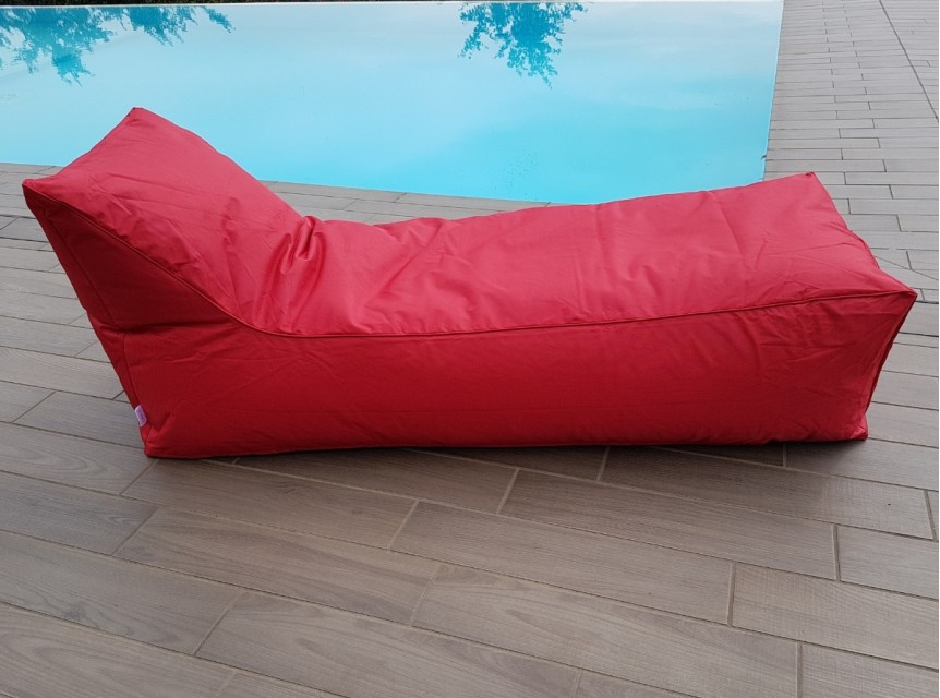 Lettino ergonomico con imbottitura e tessuto da esterno