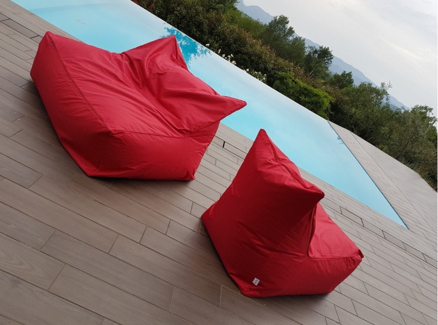 Seduta morbida da giardino in tessuto outdoor