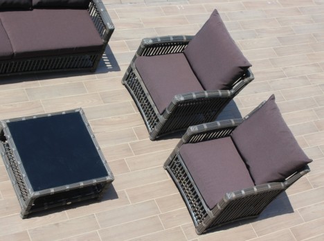 Divano da giardino grandi dimensioni