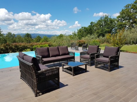 Logan salotto da giardino di design Uniko