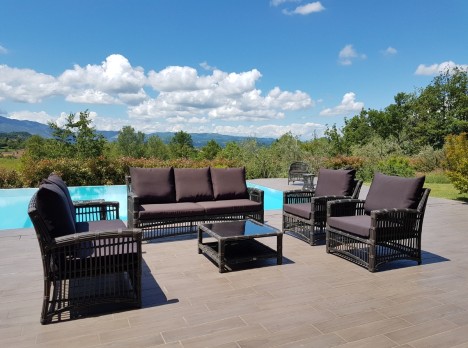 Salotto grandi dimensioni per giardini di design