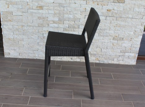 Sgabello da esterno in rattan