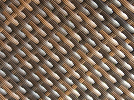 Intreccio in rattan sintetico marrone