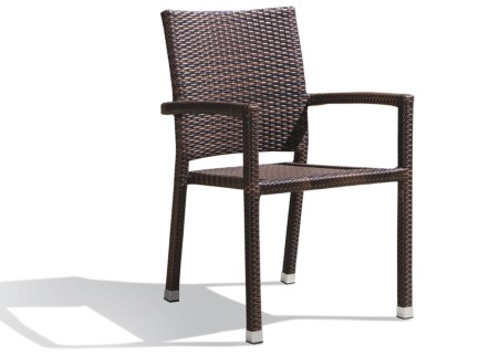 Poltroncina da esterno in rattan sintetico