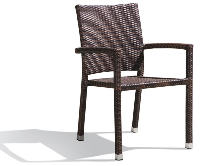 Poltroncina da esterno in rattan sintetico