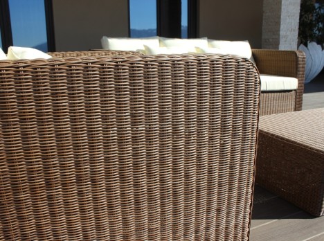 Intreccio in fibra sintetica di design