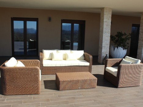 Salotto XXL per esterno classico