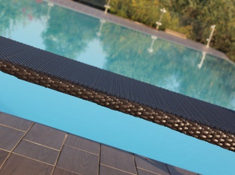 Dettaglio intreccio in rattan