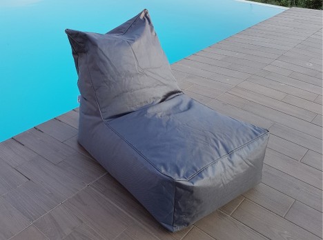 Poltrona da esterno in tessuto impermeabile