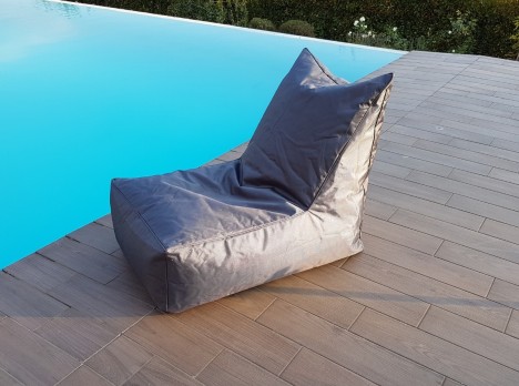 Poltrona a sacco ergonomica da esterno per piscina o barca