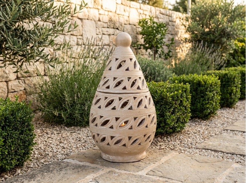 Lanterna da giardino artigianale di design