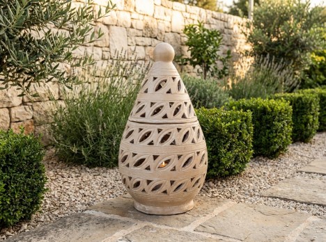 Lanterna da giardino artigianale di design