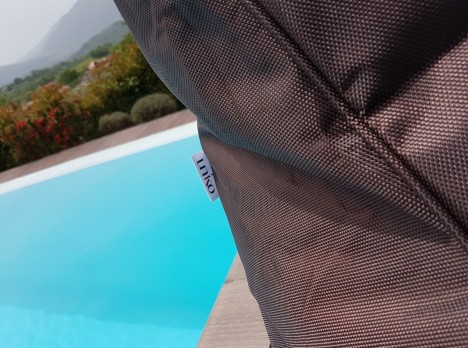 Tessuto da esterno colore marrone