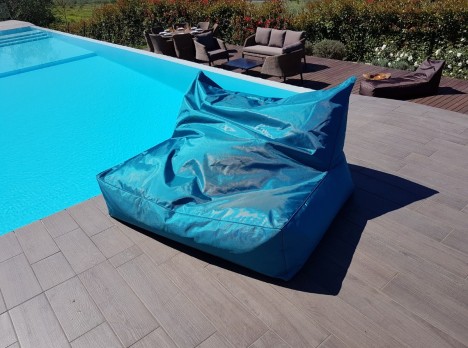 Poltrona Twin turchese