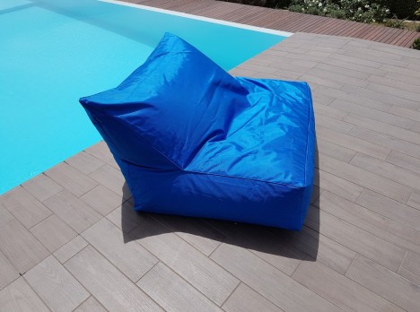 Poltrona doppia Twin in tessuto da esterno colorato