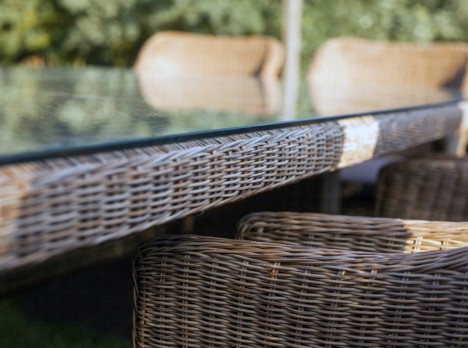 Ripiano in vetro temperato trasparente per esterno