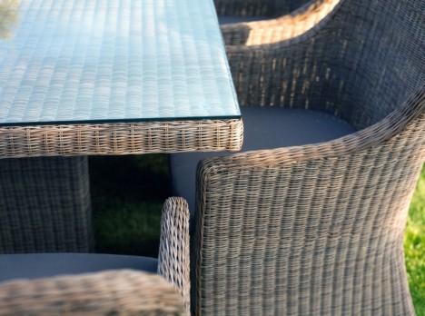 Tavolo da giardino maxi con 10 poltrone