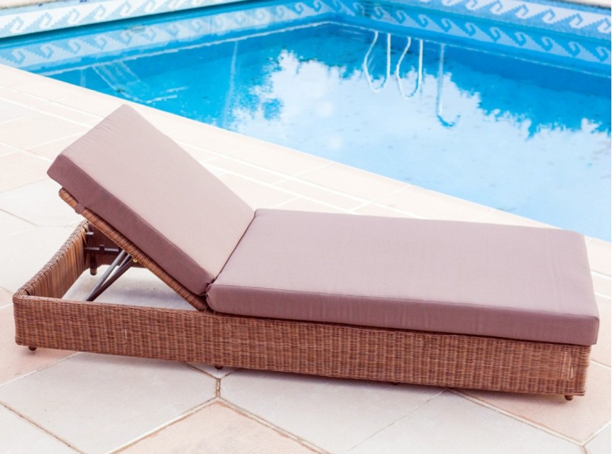 Sdraio da piscina elegante per esterni di lusso