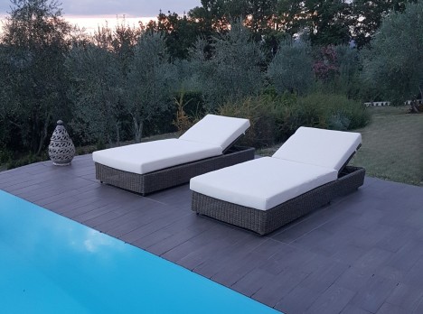 Lettino per resort e centri benessere