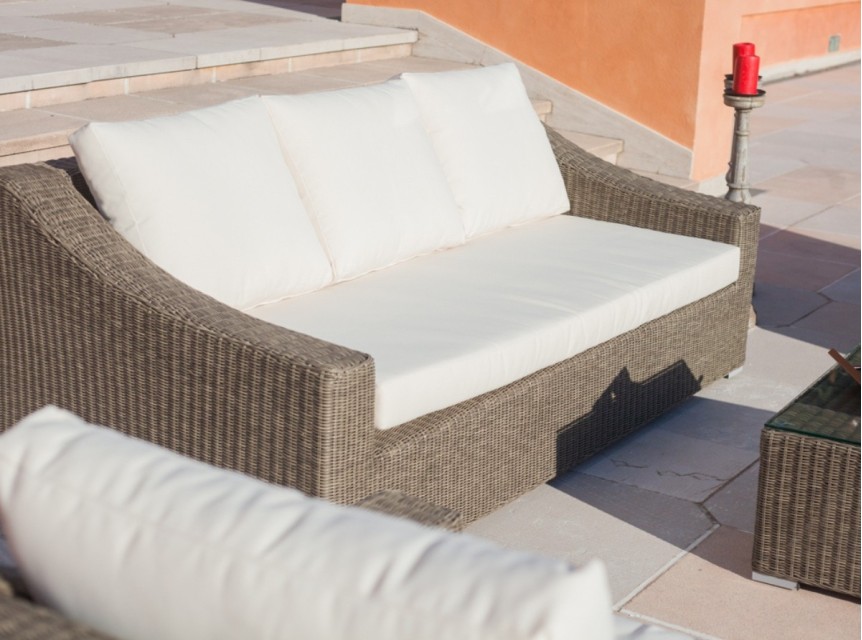 Cuscini sfoderabili colore crema