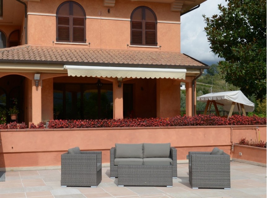 Salotto per arredo esterno elegante