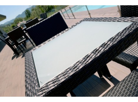 Ripiano in vetro temperato opaco