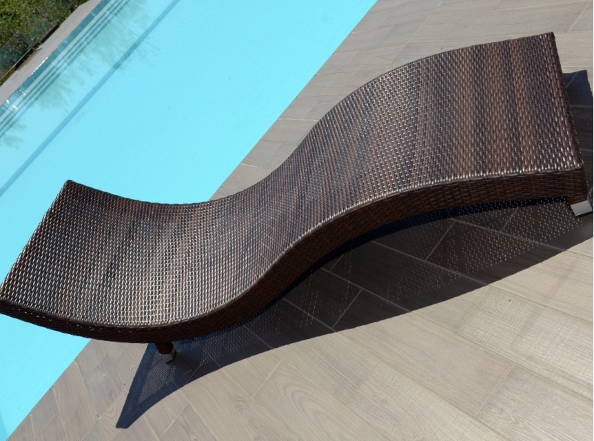 Sdraio di design per esterni di lusso