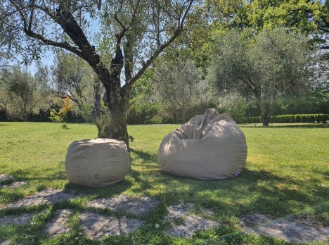 Poltrona a sacco per relax all'aria aperta