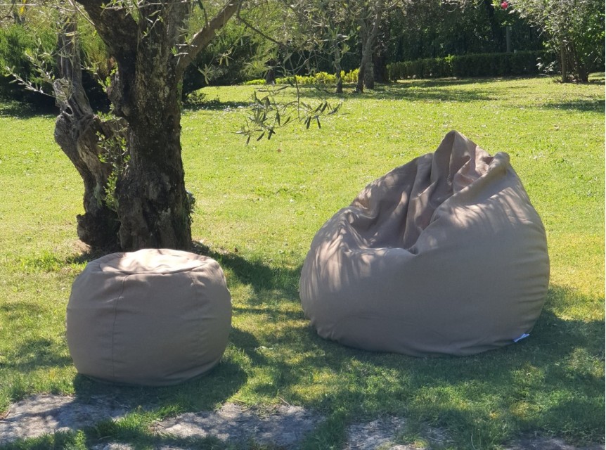 Poltrona ergonomica in tessuto da esterno