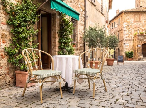 Sedia da esterno per ristoranti eleganti