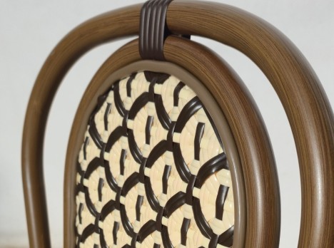 Struttura in alluminio effetto legno