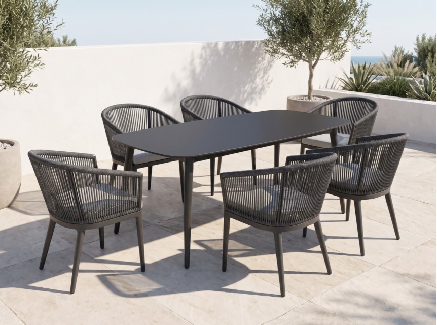 Set da pranzo da giardino di design