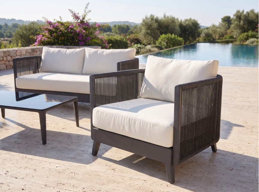Set da relax per giardino moderno
