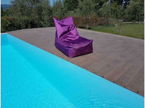 Poltrona a sacco da giardino Shine Viola