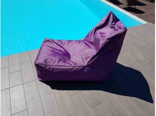 Poltrona a sacco da giardino colorata