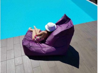 Poltrona a sacco da giardino colorata