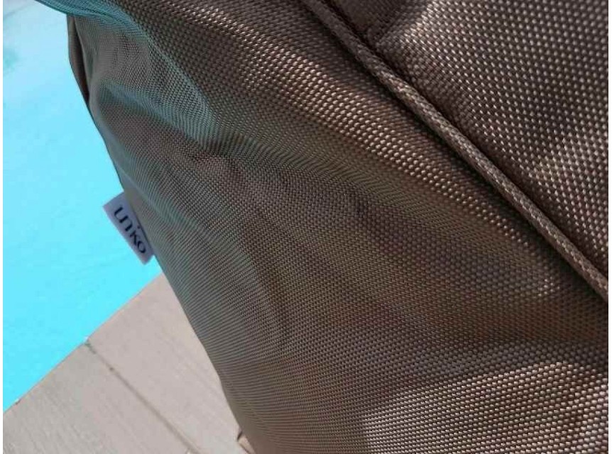 Poltrona a sacco da esterno Shine Tortora