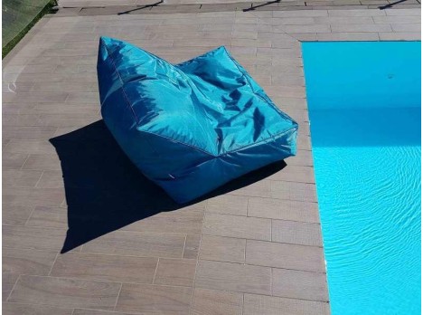 Poltrona a sacco da esterni Turchese