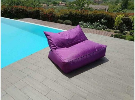 Poltrona a sacco da esterno viola
