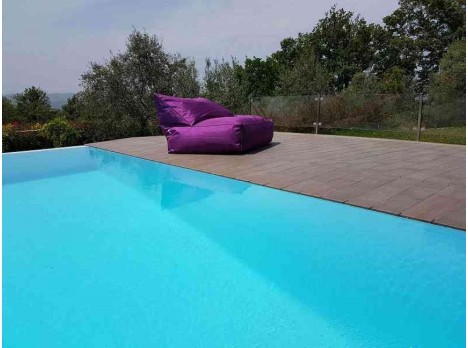 Cuscinone poltrona gigante due posti da esterno