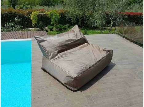 Poltrona due posti a sacco da esterno
